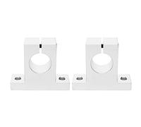 SK20 Industrial - Grade Shaft Bracket Fastener | 2PCs Aluminum Alloy Mounting Bracket for High Load Capacity | 60mm OD Hardware Accessory/Machinery Parts/Industrial Equipment