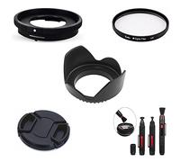 SK39 Ensemble d'objectif d'appareil Photo de 40,5mm pour Pare-Soleil d'objectif, Filtre UV, Anneau d'adaptation pour Olympus CLA-T01 pour appareils Photo Olympus TG-6 TG-5 TG-4 TG-3 TG-2 TG-1