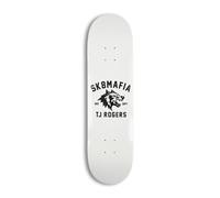 Sk8MAFIA Rogers Deck De Skateboard Popsicle En Bois Erable 8.25" Blanc