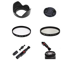 SK9 Kit d'objectif d'appareil photo 62 mm de diamètre avec capuchon d'objectif UV CPL pour Nikon AF-S VR Micro-NIKKOR 105 mm f/2.8G IF-ED et objectif Nikon AF-S Micro NIKKOR 60 mm f/2.8G ED