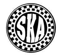 Ska Circle Logo DJ Tapis de platine vinyle