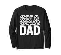 Ska Dad Punk Rock Musique à Carreaux Bicolore Father Son Manche Longue