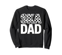 Ska Dad Punk Rock Musique à Carreaux Bicolore Father Son Sweatshirt