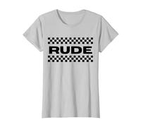 Ska Music Rude 2 Tons T-Shirt, Femme, Argent, L