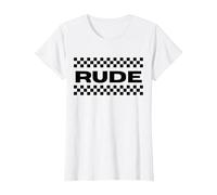 Ska Music Rude 2 Tons T-Shirt, Femme, Blanc, XL