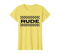 Ska Music Rude 2 Tons T-Shirt, Femme, Citron, XL