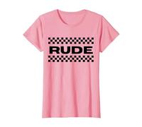 Ska Music Rude 2 Tons T-Shirt, Femme, Rose, L