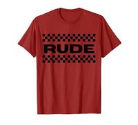 Ska Music Rude 2 Tons T-Shirt, Homme, Canneberge, L
