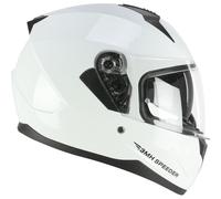SKA-P Casque intégral 3 MHA Speeder Mono Blanc, M (57-58 cm)