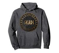 Skadi, déesse Nordique des Runes Vikings d'hiver Sweat à Capuche, Unisexe pour Adultes, Chiné Foncé, XXL