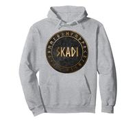 Skadi, déesse Nordique des Runes Vikings d'hiver Sweat à Capuche, Unisexe pour Adultes, Gris Chiné, M