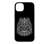 Skadi Norse Winter Goddess Viking Crâne Rune Coque pour iPhone 14 Plus