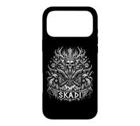Skadi Norse Winter Goddess Viking Crâne Rune Coque pour iPhone 17 Pro Max
