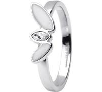 Skagen Bague Femme Argent/Blanc JRSW029, Taille de la bague:49 (15.7) SS5 M12