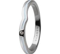 Skagen Bague Femme Argent/Bleu clair JRSI018, Taille de la bague:57 (18.1) SS8 M19