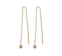 Skagen Boucles d’oreilles à enfiler scintillantes en argent 925, doré, avec cristaux, pour femme, SKJS0037710