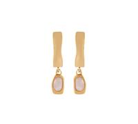 Skagen boucles d'oreilles en acier inoxydable ou semi-précieux avec fermoir à anneaux pour femmes