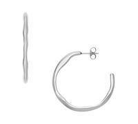 Skagen Stak SKJ1871040 Boucles d'oreilles en acier inoxydable argenté pour femme, taille unique, Acier inoxydable, Pas de gemme
