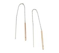 Skagen Boucles D'Oreilles Pour Femmes Kariana, 97 mm De Longueur De Chute Boucles D'Oreilles En Acier Inoxydable Or Rose, SKJ1079998