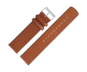 Skagen Bracelet de montre 20 mm en cuir marron - SKW6355