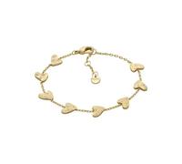 Skagen Anja Hearts SKJ5010710 Bracelet en laiton doré pour femme, Eine Grösse, Laiton, Pas de gemme