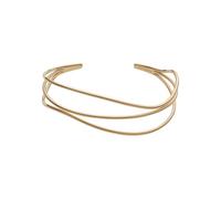 Skagen Bracelet Pour Femmes Kariana, Hauteur : 49.5 mm Longueur : 20 mm Largeur : 61 mm Bracelet En Acier Inoxydable Doré, SKJ1216710