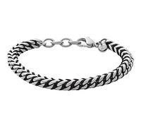 Skagen Bracelet Pour Hommes Hulsten, Longueur : 18.5 - 21 Cm, Largeur : 6 mm, Hauteur : 6 mm Bracelet En Acier Inoxydable Argenté, SKJM0170040