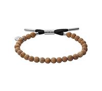 SKAGEN Bracelet Pour Hommes Verre De Mer, Largeur Intérieure : 180-195 mm Bracelet En Grès Brun, SKJM0212040, Marron