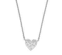 Skagen Collier Pour Femmes Kariana, Longueur : 457.2mm+70mm, Largeur : 11.5mm, Hauteur : 11mm Collier En Acier Inoxydable Argenté, SKJ1683040
