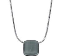 Skagen Collier Pour Femmes Verre De Mer, 14 mm X 14 mm X 5 mm Pendentif En Acier Inoxydable Argenté, SKJ0868040