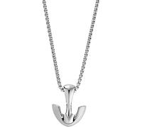 Skagen Collier Pour Hommes Pendler, Longueur Totale : 50 Cm Collier En Acier Inoxydable Argenté, SKJM0187040