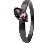 Skagen Femme Bague Noir JRSM034, Taille de la bague:52 (16.6) SS6 M47