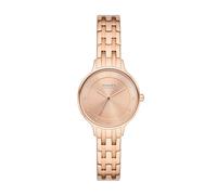 Skagen Montre Anita Lille à trois aiguilles, en acier inoxydable, doré rose, pour femme, SKW3128