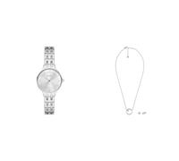 Skagen Montre Femme Anita Lille et Set de Bijoux Kariana Gift Set, Acier Inoxydable Argent, Set