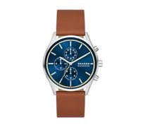 Skagen Montre Holst chronographe, en acier inoxydable, argenté, pour homme, SKW6916