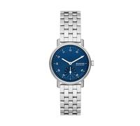 Skagen Montre Kuppel Lille à deux aiguilles, avec compteur des secondes, en acier inoxydable, argenté, pour femme, SKW3129