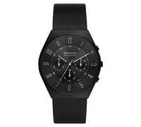 Skagen Montre pour Homme Chronographe Montre Grenen Cuir SKW6843