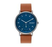 Skagen Montre pour homme Kuppel mouvement quartz/3 aiguilles boîtier 44mm avec bracelet en cuir SKW6889
