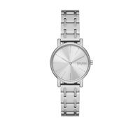 Skagen Montre Signatur Lille à deux aiguilles, en acier inoxydable, argenté, pour femme, SKW3123