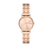 Skagen Montre Signatur Lille à deux aiguilles, en acier inoxydable, doré rose, pour femme, SKW3125
