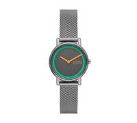 Skagen Signatur Montre pour Femmes, Mouvement à Quartz, Bracelet en Acier Inoxydable Ou en Cuir, Fusain et Gris, 30Mm