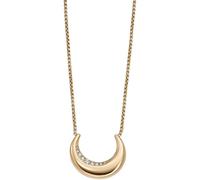 Skagen SKJ1614710 Collier Femme Lune KARIANA en acier inoxydable or blanc 67 cm
