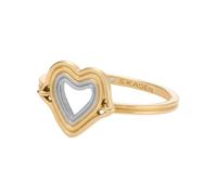 Skagen SKJ1680998510 Ladies Ring Heart Stainless Steel Bicolour Gold 60 (19.1)
