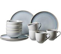 Skagen Stone Service de table 12 pièces Gris Bleu