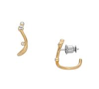 Skagen Boucles d'oreilles en acier inoxydable ou semi-précieux avec fermoir à verrou pour femmes