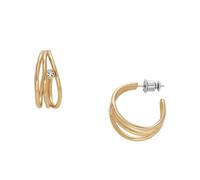 Skagen Women's Gold tone Stainless Steel or Semi- Precious with post closure Earrings