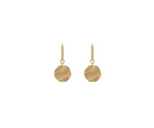 Skagen Women's Gold Tone Stainless Steel with wire Hook Closure Earrings