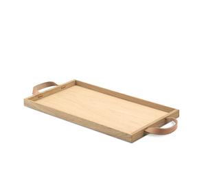 Skagerak Norr Plateau 46x25,5 Chêne/Cuir
