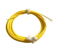 Skagit Canne à mouche à deux mains avec tête coulée en haute visibilité Jaune avec boucles soudées pour mouches lourdes en conditions venteuses Équipement de pêche compact en nylon 2,7 m