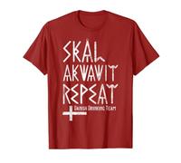 Skal, Akvavit, Répéter Danois Dansk Danemark T-Shirt